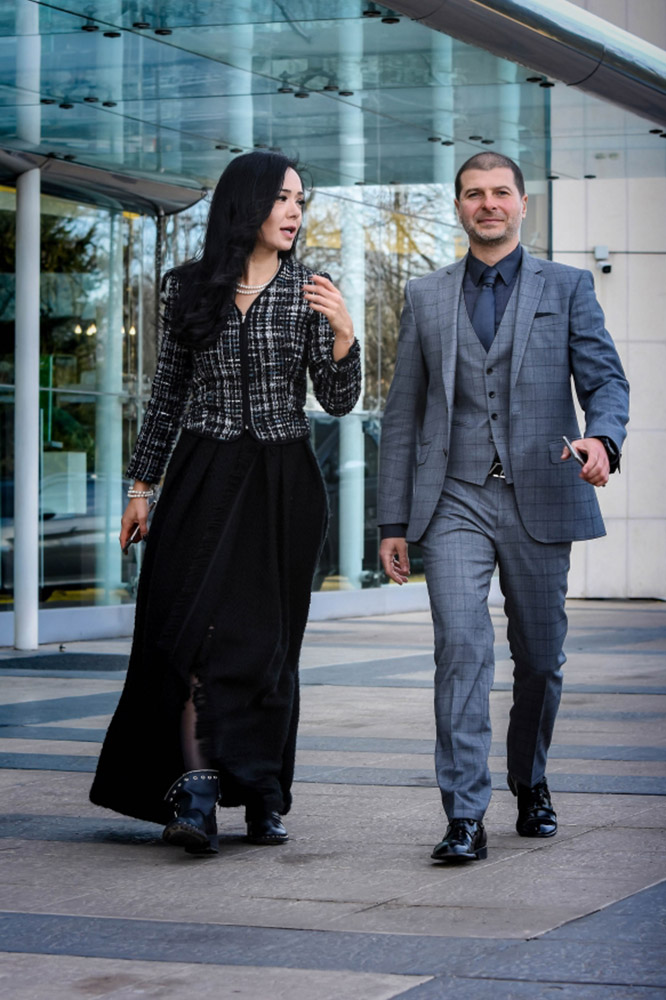 Д-р Пламен Русев със съпругата си Аниела Русева.